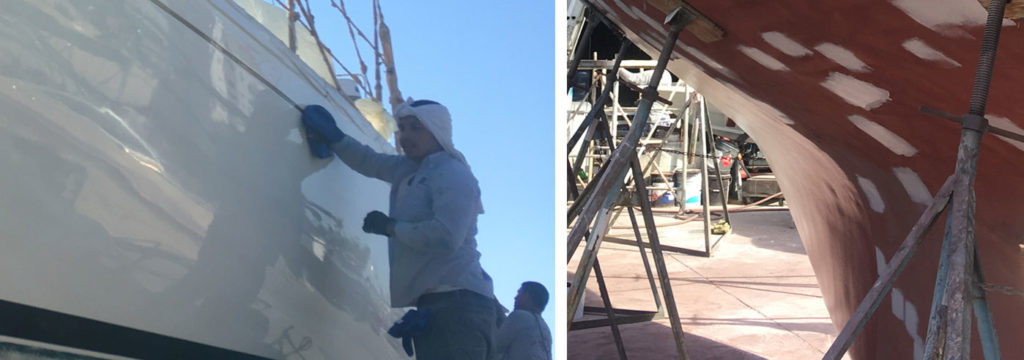 Boat Fiberglass Repairs Mexico